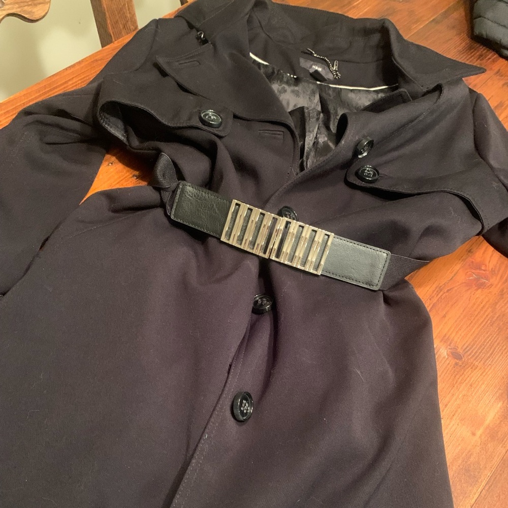 H&M Long coat and belt